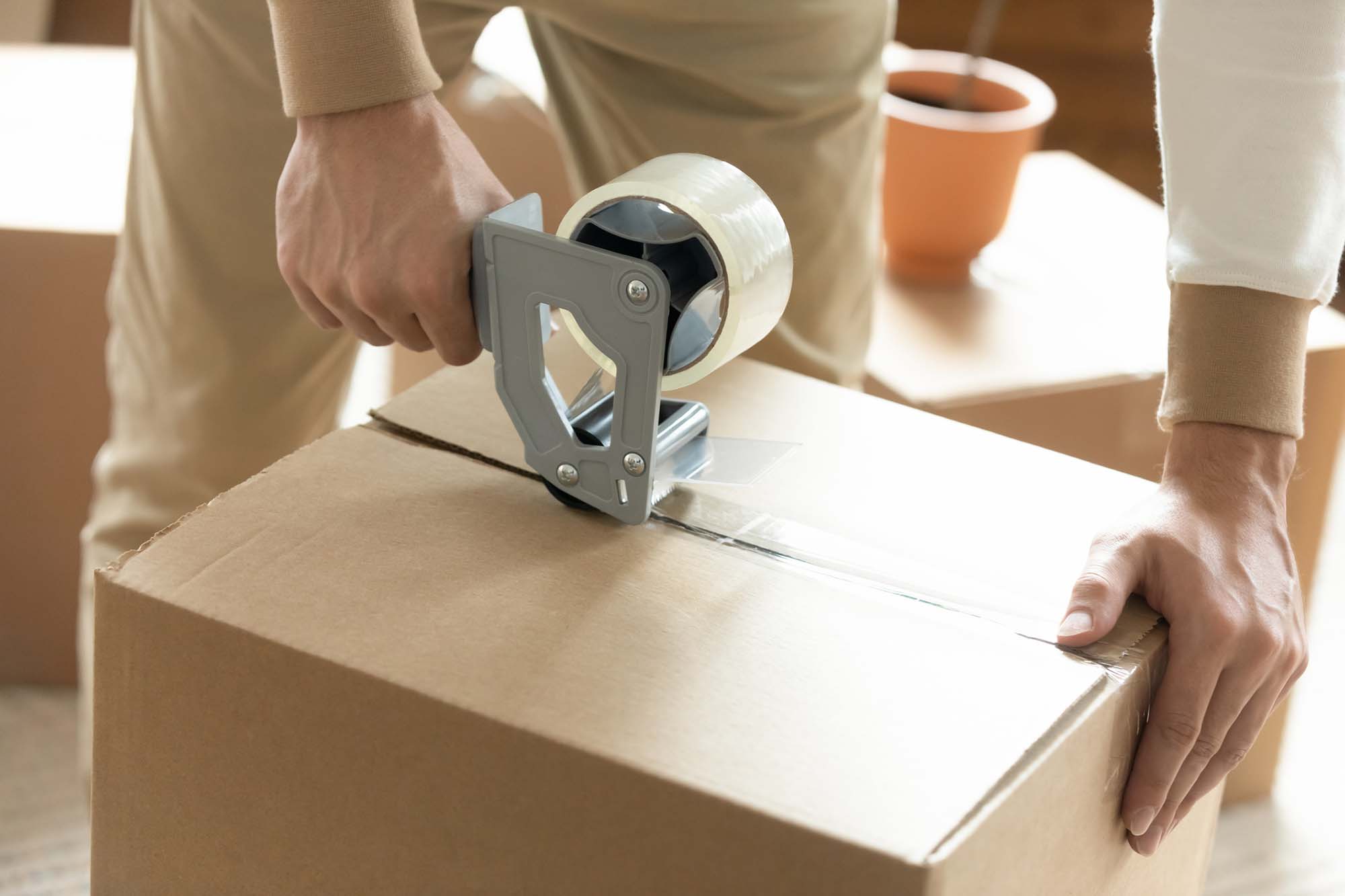 removal packaging materials leicester